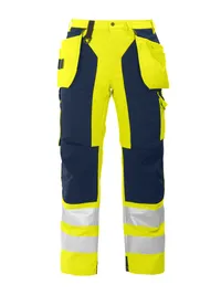 6506 SIGNALISATIEBROEK MET KNIEZAKKEN EN SPIJKERZAKKEN EN ISO 20471 KLASSE 2