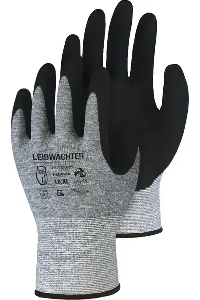 RLW560 Graphit, Recycle Polyester-Handschuh mit Nitril-Beschichtung, SB-Karte