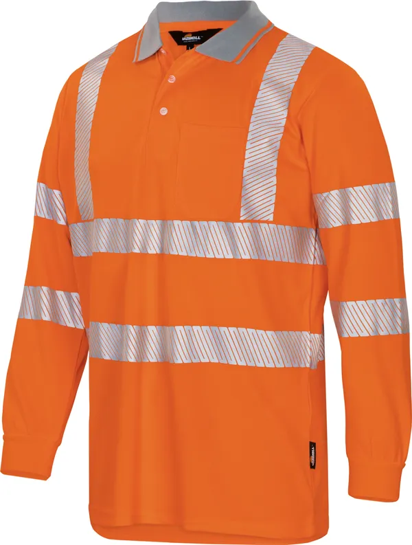 VWPS32 Coolpass UV 50+, Langarm-Poloshirt