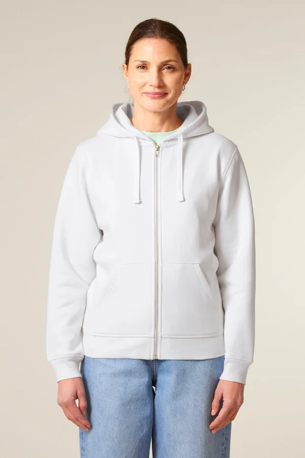 Der Unisex-Zip-Hoodie