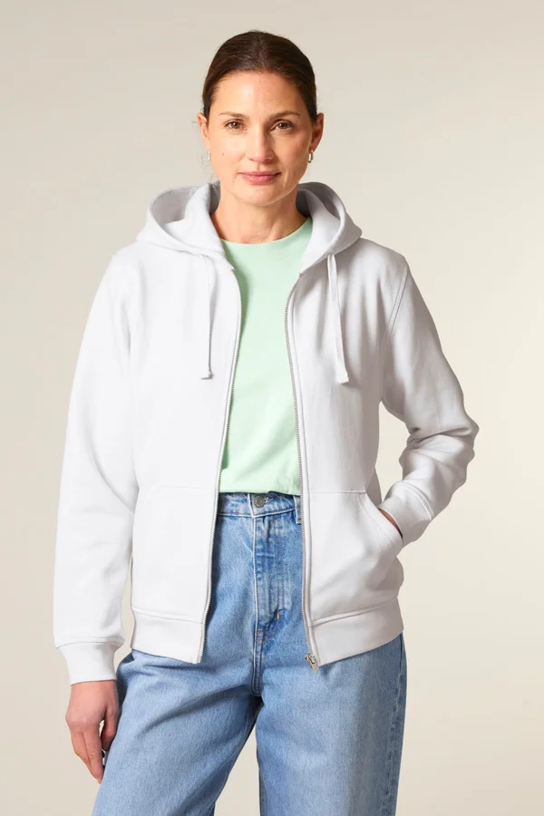 Der Unisex-Zip-Hoodie