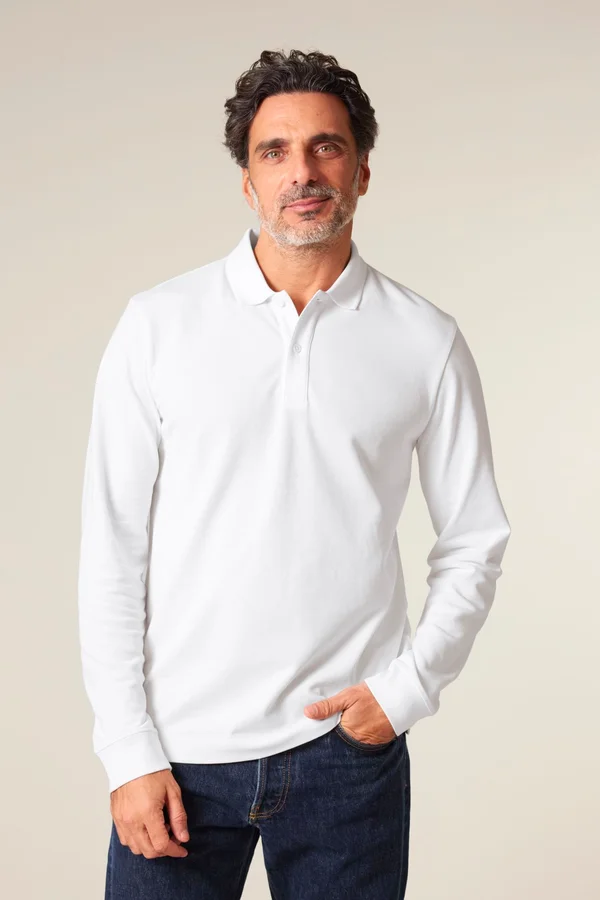 Das Langarm-Unisex-Polo