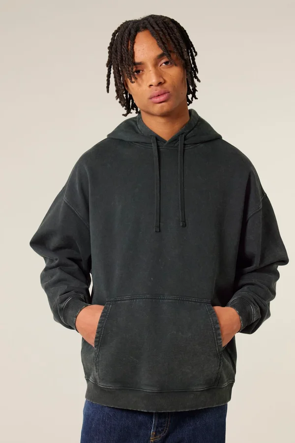 Der Oversized Garment-Dyed Unisex-Hoodie