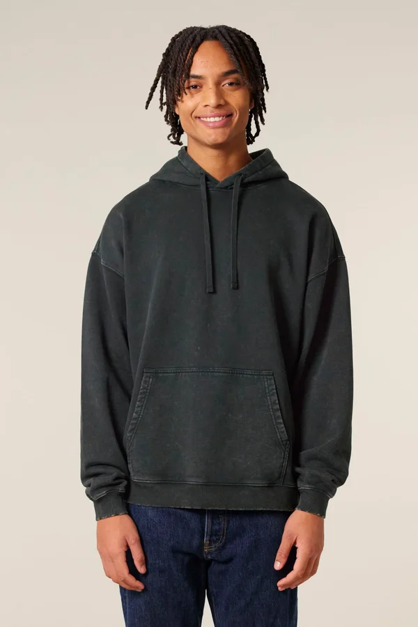 Der Oversized Garment-Dyed Unisex-Hoodie