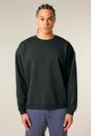Das Oversized Garment-Dyed Rundhals-Unisex-Sweatshirt