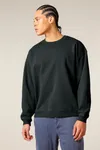 Das Oversized Garment-Dyed Rundhals-Unisex-Sweatshirt