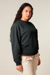 Das Oversized Garment-Dyed Rundhals-Unisex-Sweatshirt