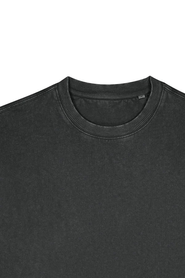 Das Oversized Garment-Dyed Rundhals-Unisex-Sweatshirt