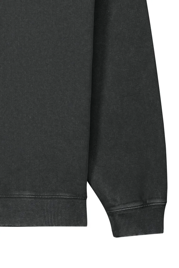 Das Oversized Garment-Dyed Rundhals-Unisex-Sweatshirt