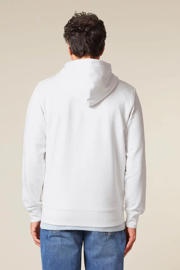 Der Unisex-Zip-Hoodie aus French Terry