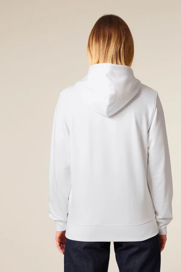 Der Unisex-Zip-Hoodie aus French Terry