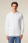 Der Unisex-Zip-Hoodie aus French Terry