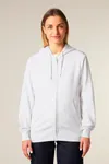 Der Unisex-Zip-Hoodie aus French Terry