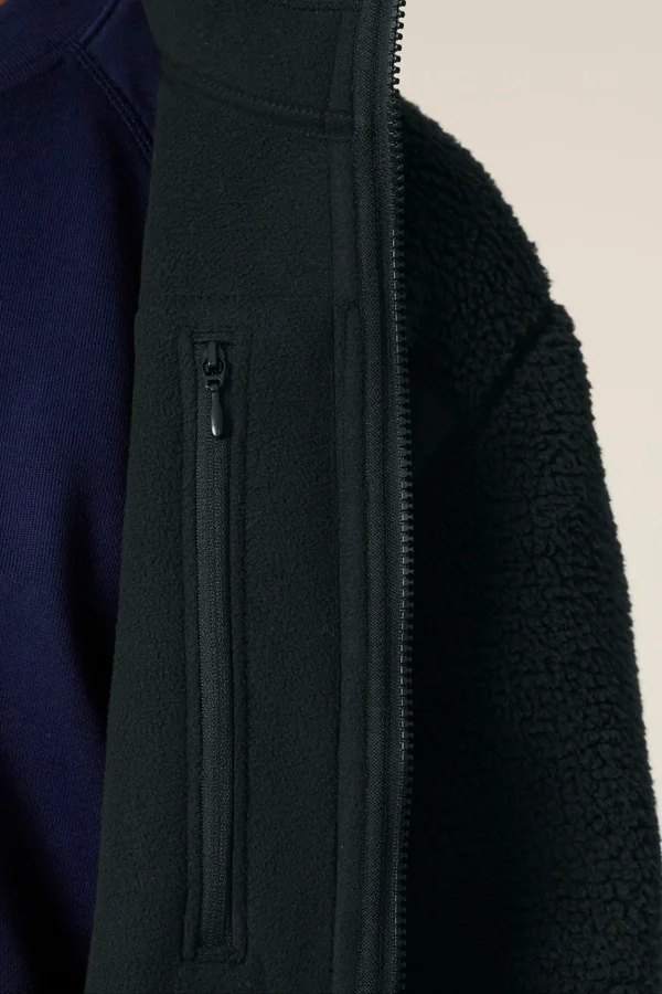 Die Relaxed Unisex-Sherpajacke