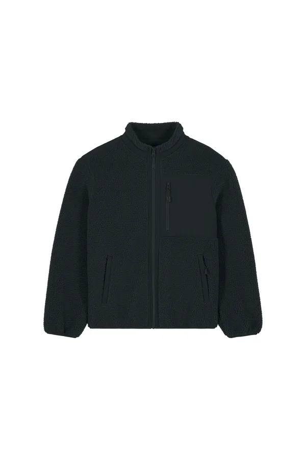 Die Relaxed Unisex-Sherpajacke