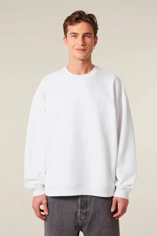 Das Oversized Rundhals-Unisex-Sweatshirt