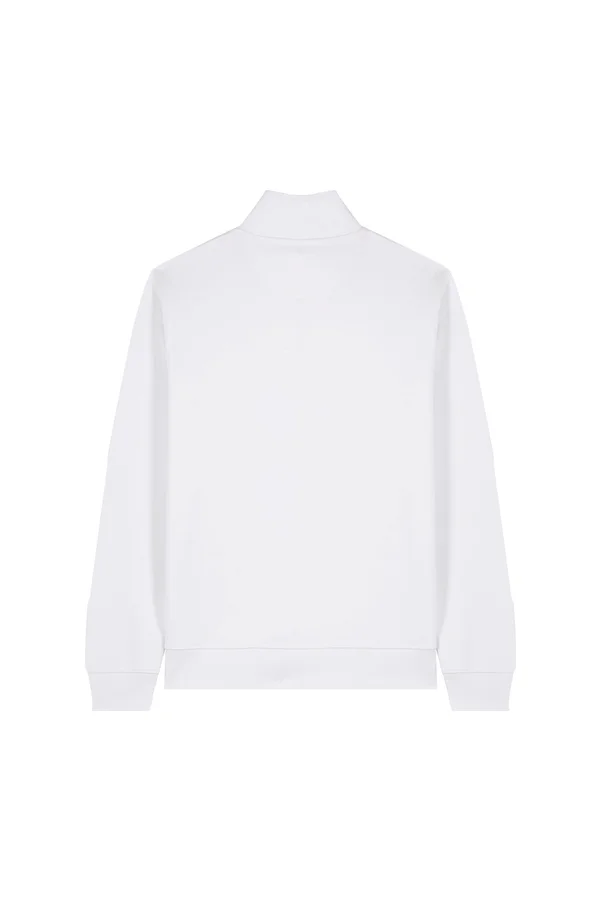 Das Unisex-Sweatshirt mit kurzem Reißverschluss