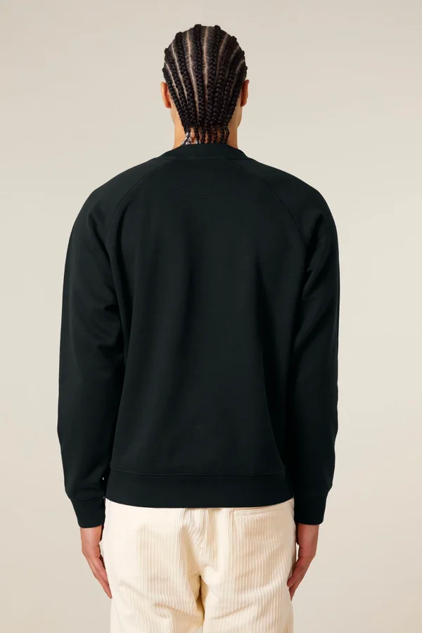 Das Relaxed Raglan-Rundhals-Unisex-Sweatshirt