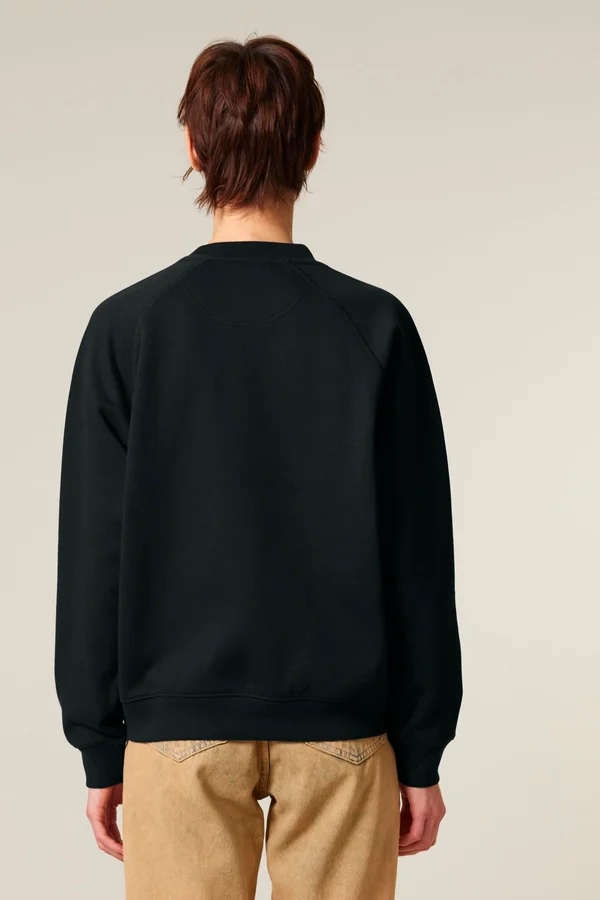 Das Relaxed Raglan-Rundhals-Unisex-Sweatshirt