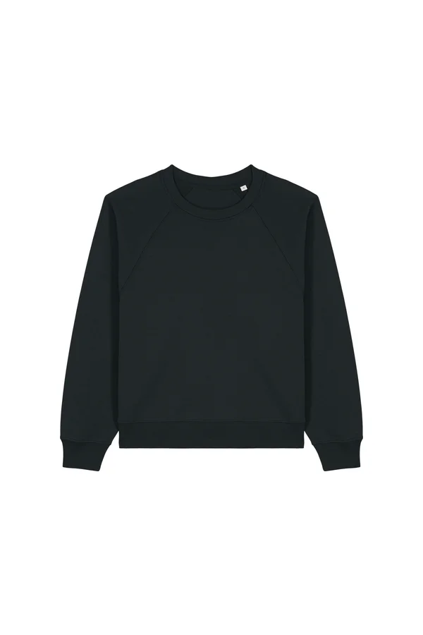 Das Damen-Raglan-Rundhals-Sweatshirt