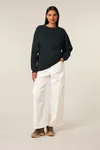 Das Oversized Damen-Rundhals-Sweatshirt