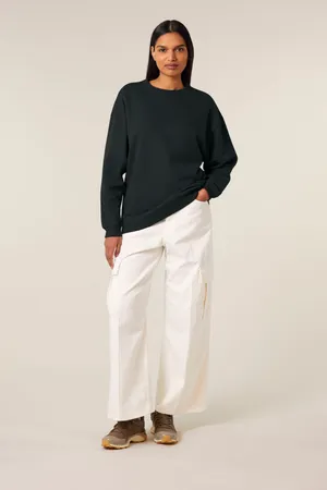 Das Oversized Damen-Rundhals-Sweatshirt