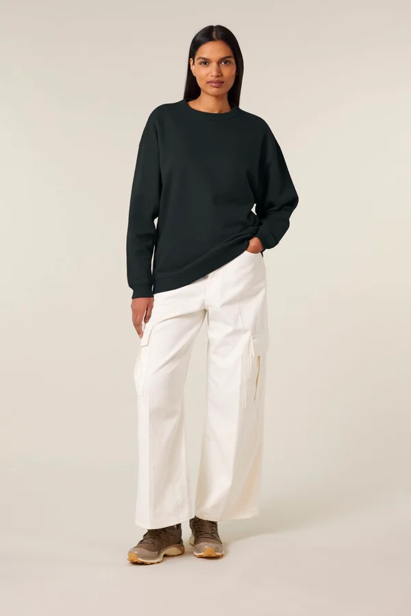 Das Oversized Damen-Rundhals-Sweatshirt