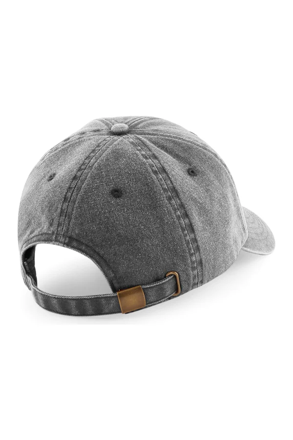 Vintage-Cap mit niedrigem Profil Vintage Black