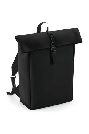 Rucksack mit Roll-Top-Klappe aus mattem Polyurethan