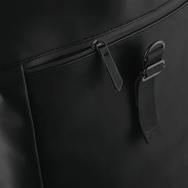 Rucksack mit Roll-Top-Klappe aus mattem Polyurethan