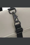 Rucksack mit Roll-Top-Klappe aus mattem Polyurethan