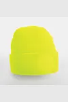 Mütze mit rundem Patch Fluorescent Yellow