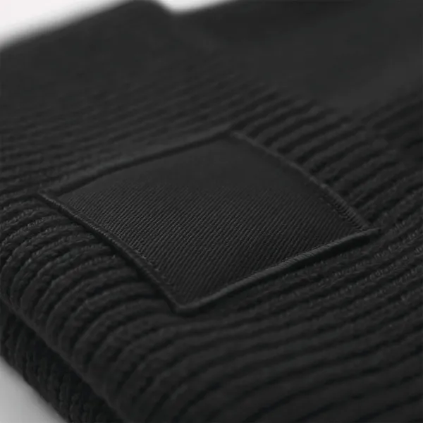 Mütze mit breiter Krempe und Ton-in-Ton-Patch