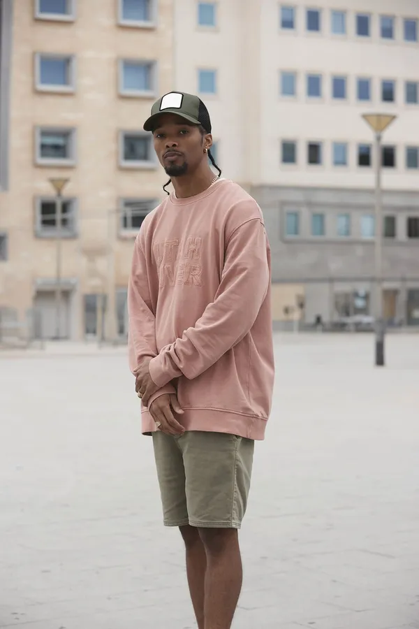 5-Panel Trucker Cap mit quadratischem Patch