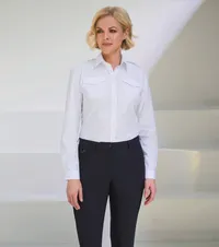 Ladies' long sleeve pilot shirt