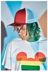 Zweifarbige Mesh-Cap