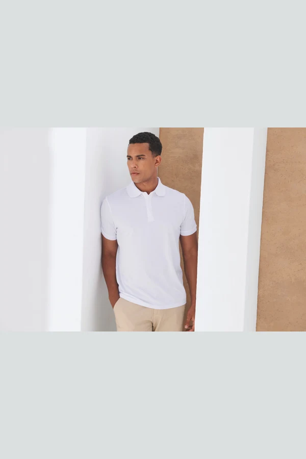 Polohemd für Herren aus recyceltem Polyester
