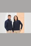 Unisex-Sweatshirt mit Reißverschlusskragen