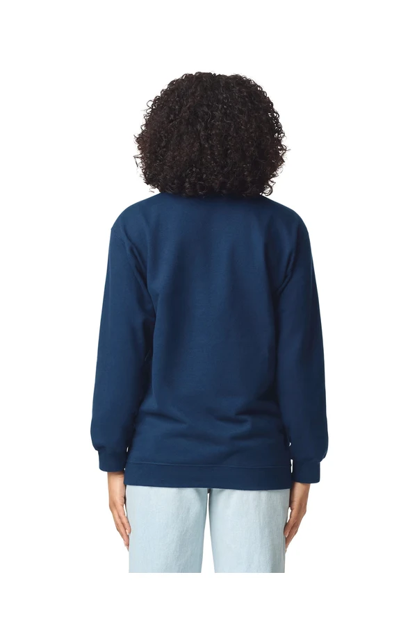 Sweatshirt aus Molton 1/4 Reißverschluss