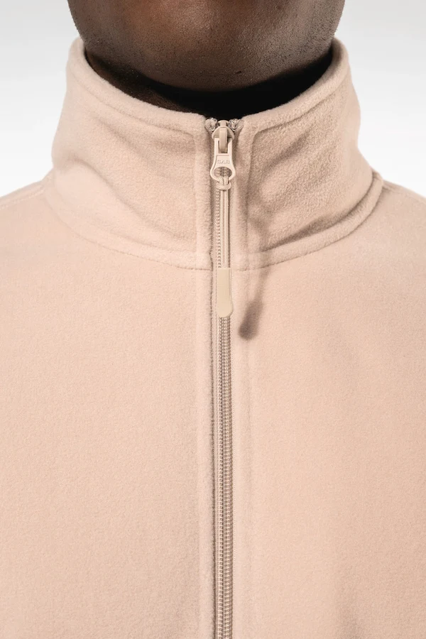 Verstellbare Fleecejacke mit elastischen Ärmelbündchen