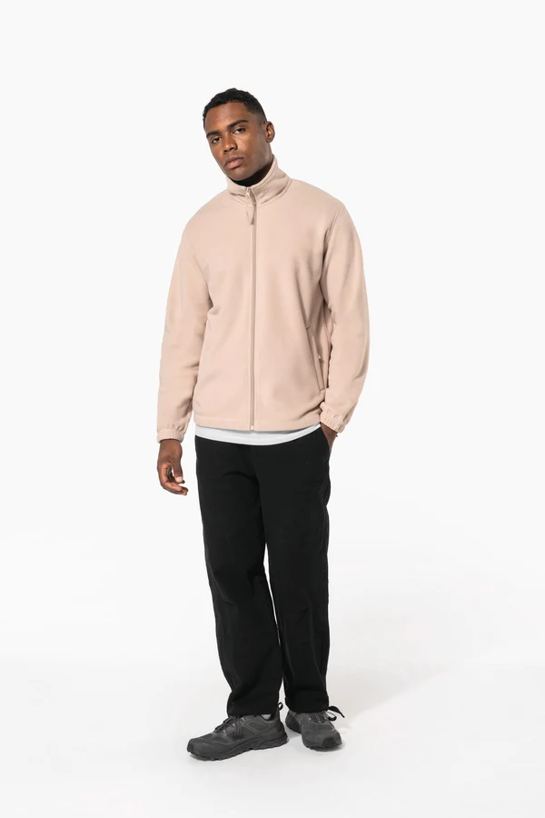 Verstellbare Fleecejacke mit elastischen Ärmelbündchen