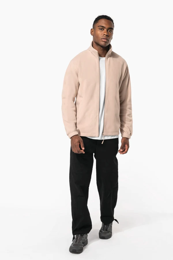 Verstellbare Fleecejacke mit elastischen Ärmelbündchen
