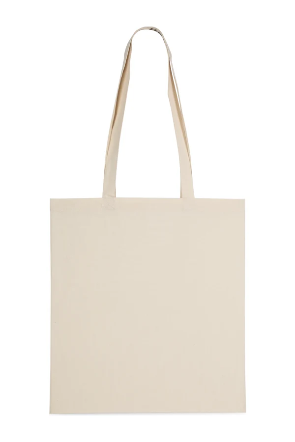 Tote Bag aus recyceltem Stoff mit Baumwolleffekt Natural