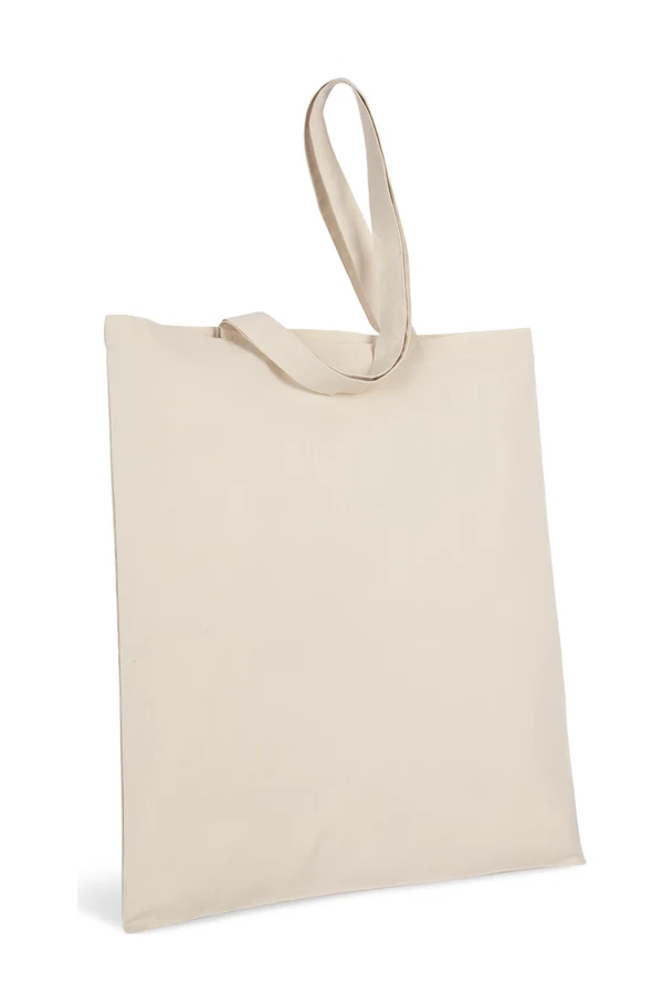 Tote Bag aus recyceltem Stoff mit Baumwolleffekt Natural