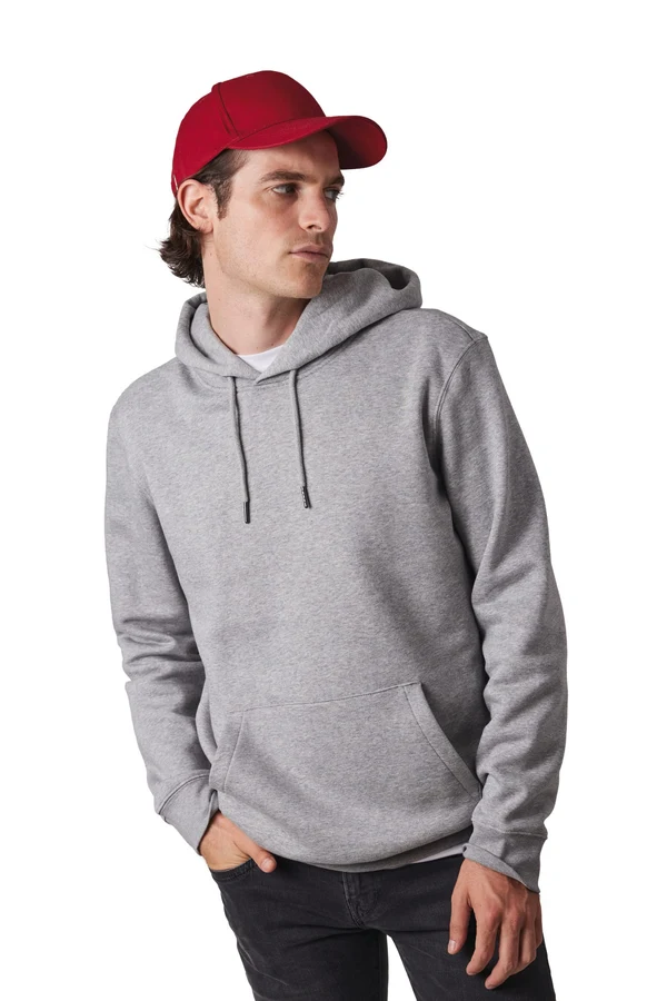 6 panel cap in organic cotton