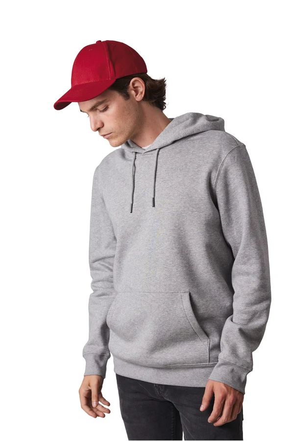 6 panel cap in organic cotton
