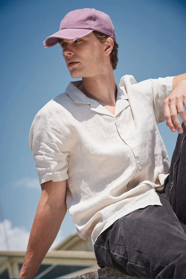 Destroyed washed cap