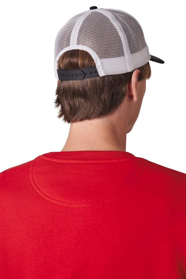 6 Panel Trucker mit kontrastfarbenen Nähten