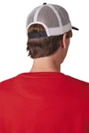 6 Panel Trucker mit kontrastfarbenen Nähten