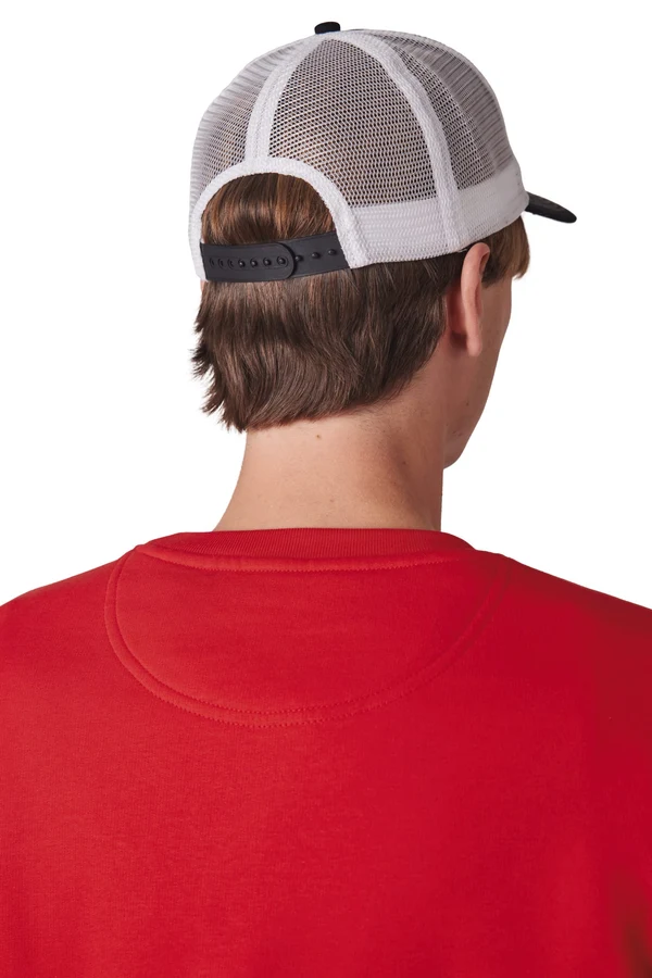 6 Panel Trucker mit kontrastfarbenen Nähten